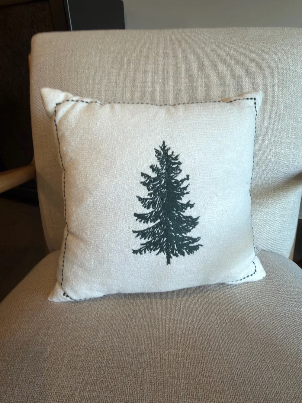 Hearth & Hand Christmas tree pillow and blanket